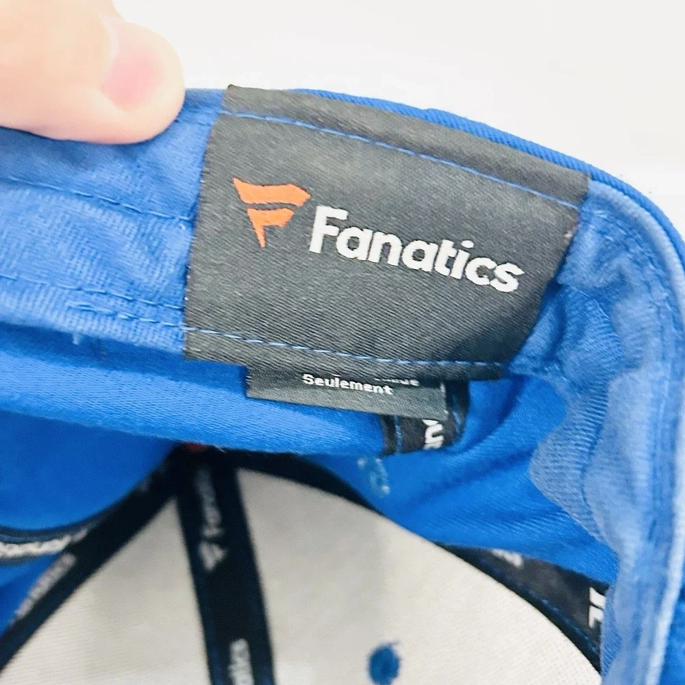 Fanatics New York Islanders Team Logo Hat Cap Adjustable‎ Strapback Blue NHL